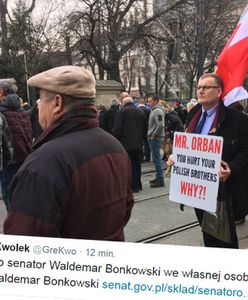 Samotny Polak rozczarowany Orbanem. To... senator PiS