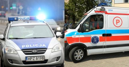 26 km karetką w korkach, gdy każde hamowanie mogło zabić pacjentkę. Nietypowa eskorta policji
