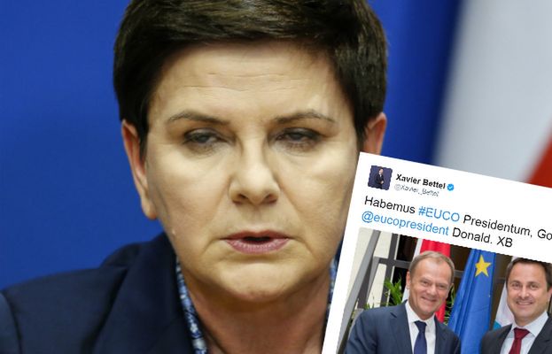 Beata Szydło nie wie, dlaczego protestowała przeciw kandydaturze Tuska. Premier Luksemburga obnaża grę PiS na unijnym szczycie