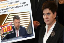 Poseł pokazał kartkę z wiadomością dla PiS. Teraz robią to użytkownicy Twittera