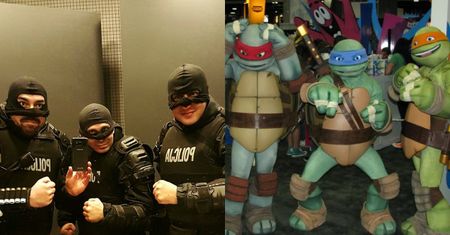 Polscy policjanci jak... Wojownicze Żółwie Ninja