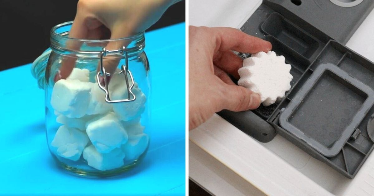 Domowej roboty tabletki do zmywarki. Wykonanie ich jest bajecznie proste