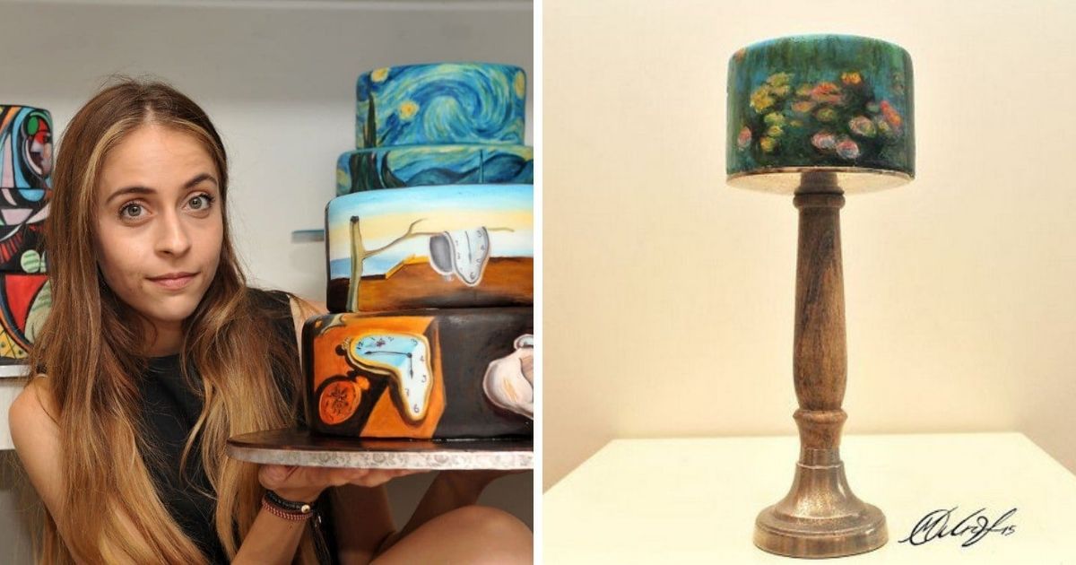 Artystka odtworzyła dzieła sztuki na tortach. Podobieństwo do oryginału jest uderzające!