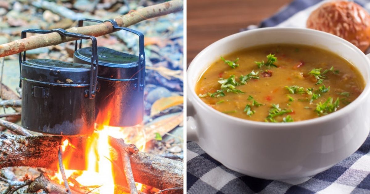 Prawdziwy przepis na wojskową grochówkę. Rozgrzewa i dodaje sił