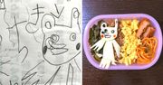 Ojciec znalazł niezawodny sposób na niejadka! Zamienił rysunki swoich dzieci w...potrawy