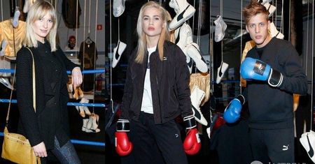 Uczestnicy wszystkich edycji Top Model na prezentacji najnowszej kolekcji marki sportowej: Anna Piszczałka, Jakob Kosel, Karolina Gilon