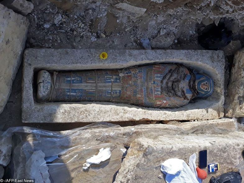 Odkryto 8 mumii pod Kairem. Mają prawie 2,5 tysiąca lat