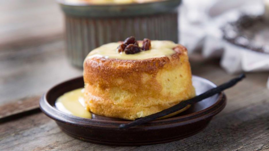 Legumina z pszennej kaszki z sosem waniliowym. Receptura z 1904 roku