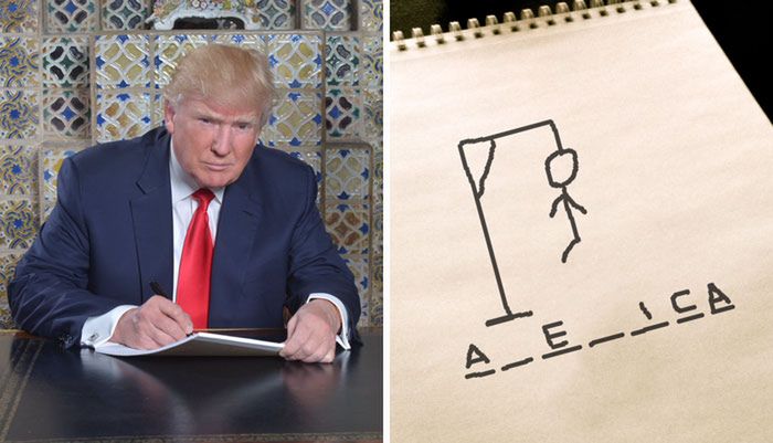 Trump pokazał, jak pisze przemowę. Ludzie zwariowali