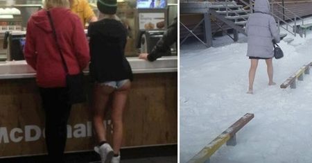 W Rosji spadł śnieg, więc zaczął się... sezon na bikini