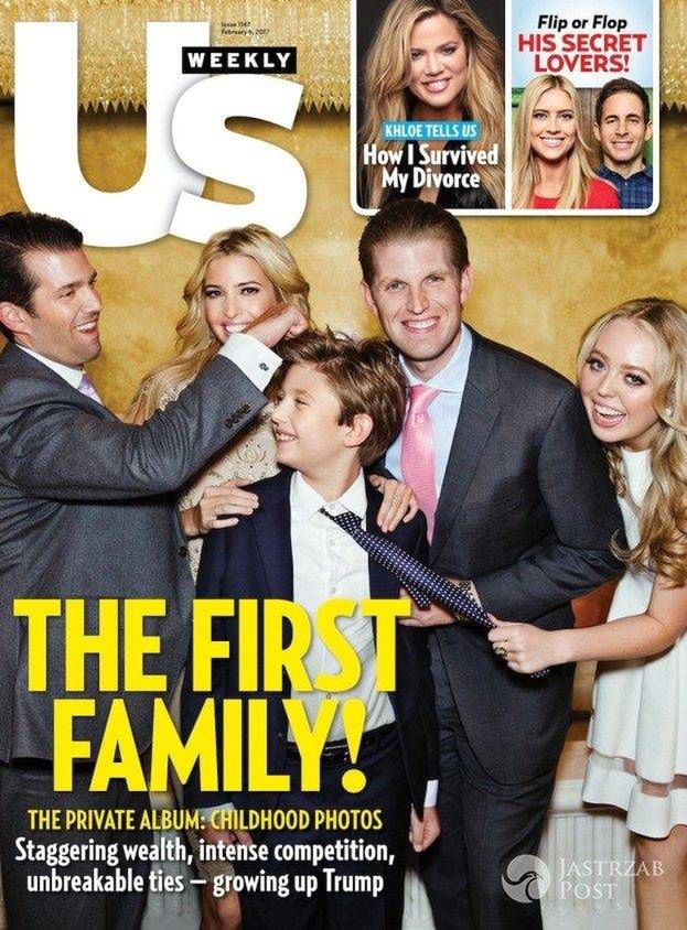 Dzieci Donalda Trumpa na okładce US Weekly