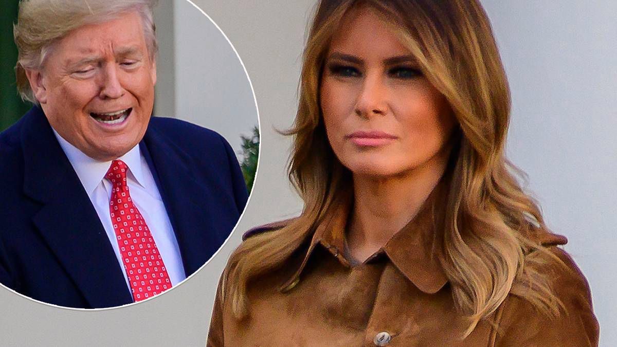 Melania Trump wygwizdana przez wpis Donalda Trumpa