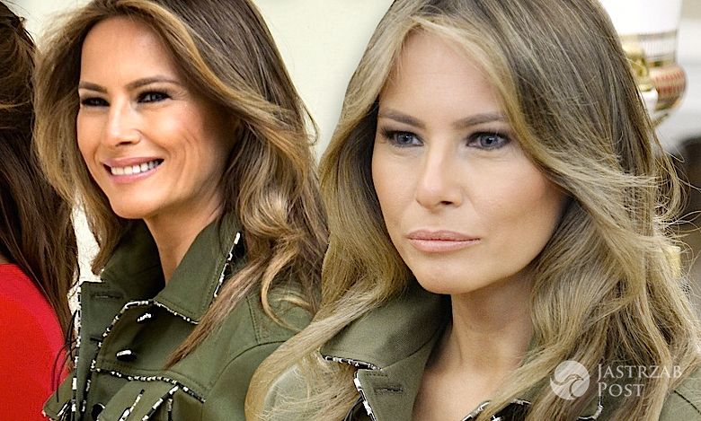 Najnowsza stylizacja Melanii Trump podzieliła internautów. First Lady w militarnej kreacji za 12 tysięcy złotych