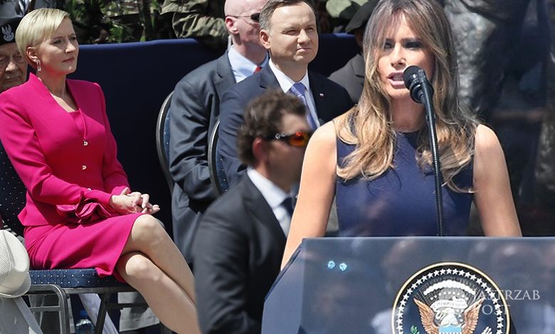 Melania Trump przemówienie w Polsce