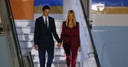 Trump zabrał do Polski córkę i jej męża. Jak wyglądała Ivanka?