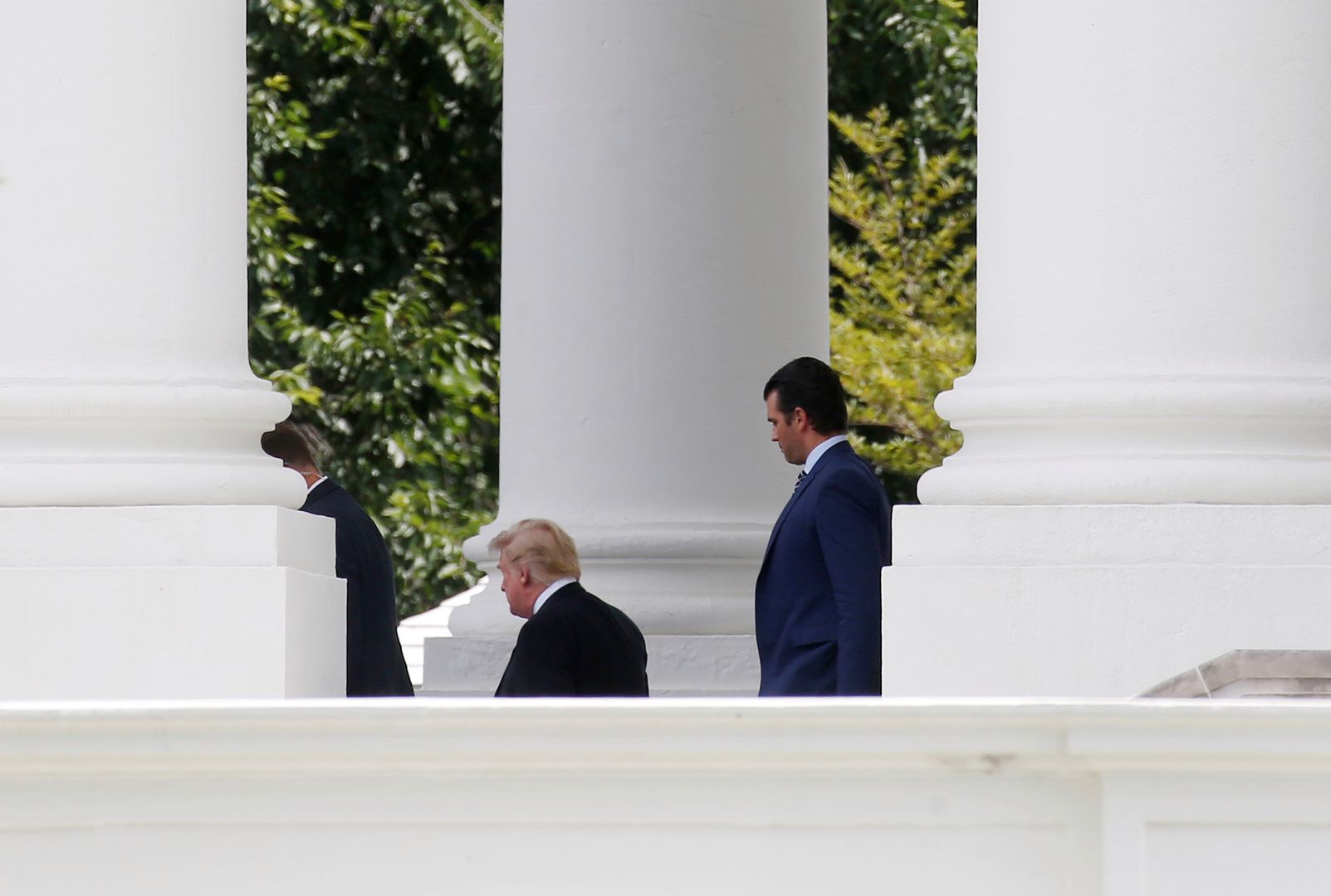 Donald Trump i jego syn Donald jr.
