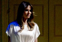 Na galę czy do łóżka? Melania Trump w jedwabnej sukience