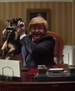 "Ucho prezesa". Trump zwraca się do Kaczyńskiego: "Witam Panie Putiński. Ty uczynisz Polskę znowu wielką"