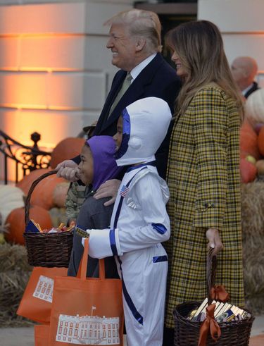 Melania Trump w halloweenowej stylizacji