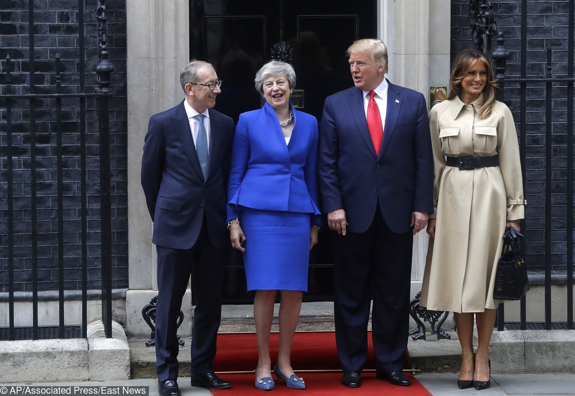Donald Trump i Melania są pierwszy raz w Wielkiej Brytanii z oficjalną wizytą 