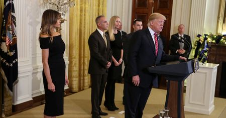 Melania Trump w seksownej małej czarnej. Tak przyszła na Chanukę