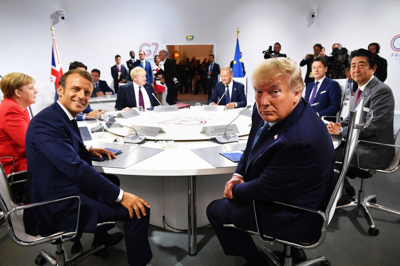 Macron: Jest wspólne stanowisko G7 ws. Iranu. Trump: niczego nie podpisywałem