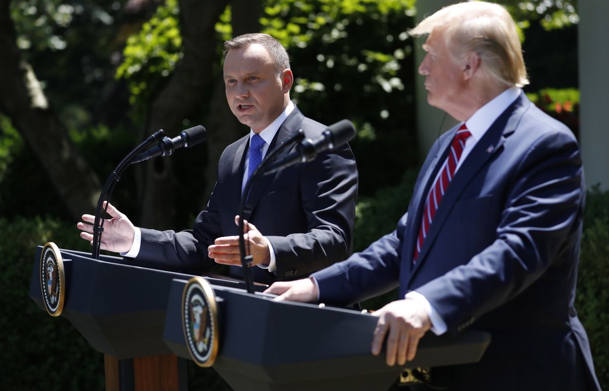 Andrzej Duda w Białym Domu. Konferencja prezydentów