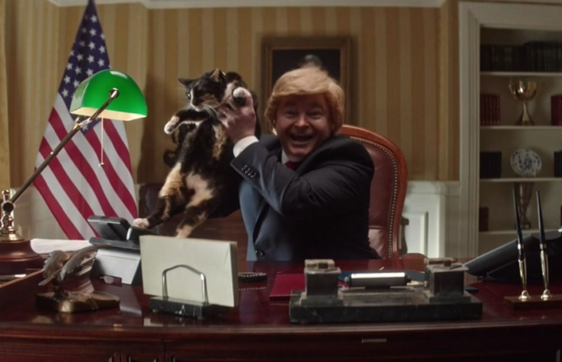 Donald Trump w "Uchu prezesa"