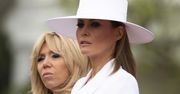Melania Trump i Brigitte Macron na przyjęciu w Białym Domu. Eleganckie i szykowne