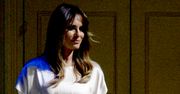 Na galę czy do łóżka? Melania Trump w jedwabnej sukience