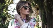Melania Trump w kwiecistej sukience spaceruje po Sycylii