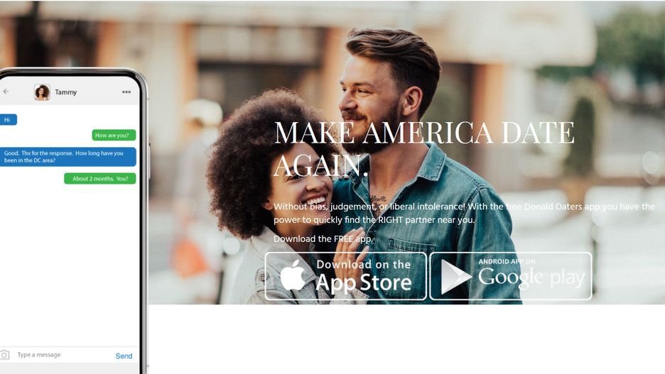 Serwis randkowy dla sympatyków Donalda Trumpa