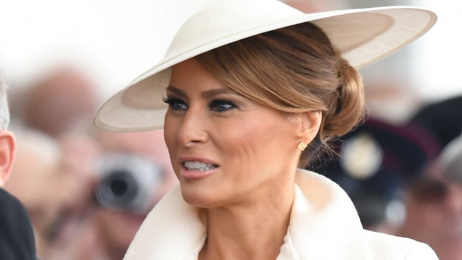 Melania Trump podczas wizyty w Wielkiej Brytanii