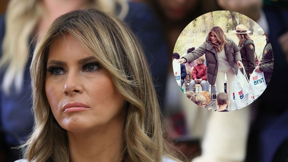 Melania Trump zaskakuje stylizacją