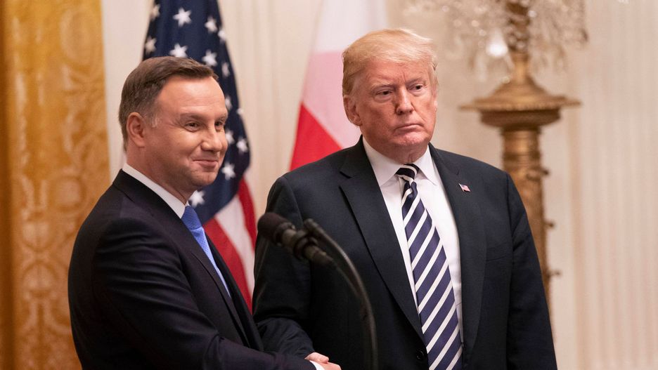 Andrzej Duda i Donald Trump w Białym Domu