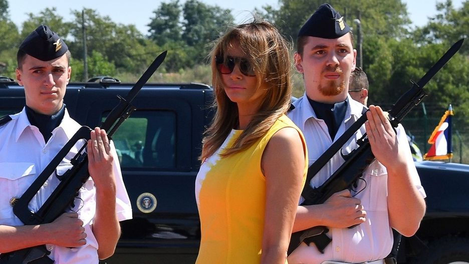 Melania Trump we Francji