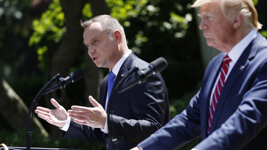 Waszyngton. Andrzej Duda i Donald Trump 