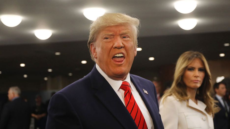 Donald Trump żartuje z Melanii