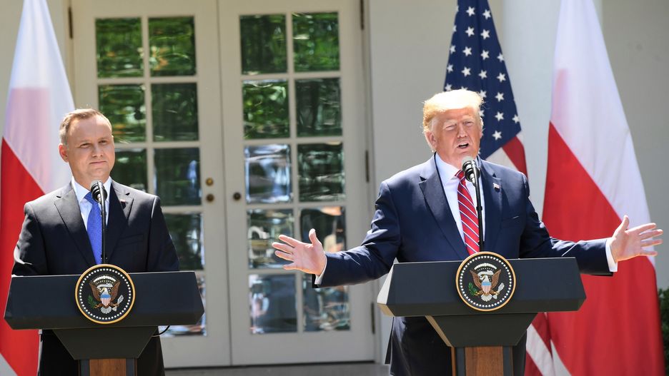 Andrzej Duda i Donald Trump w Polsce