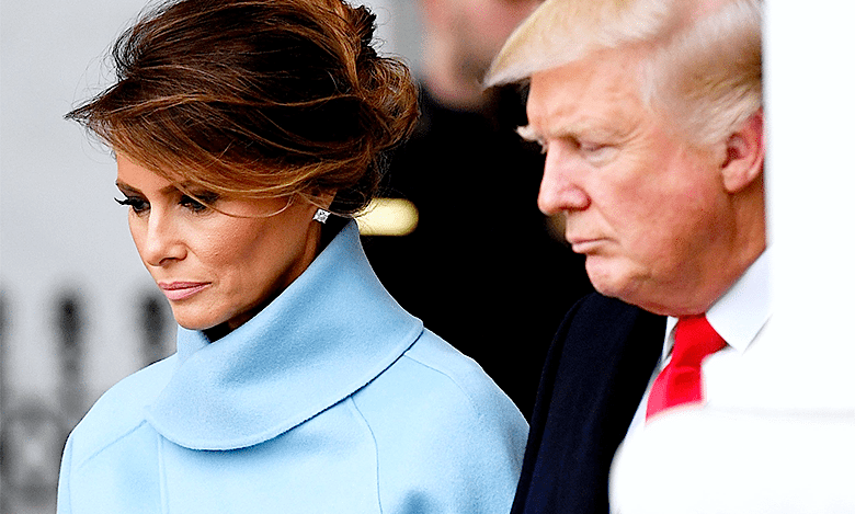 Donald Trump tylko dotknął Melanię, a ona... Ta reakcja pokazuje jaki jest jej stosunek do męża? [WIDEO]