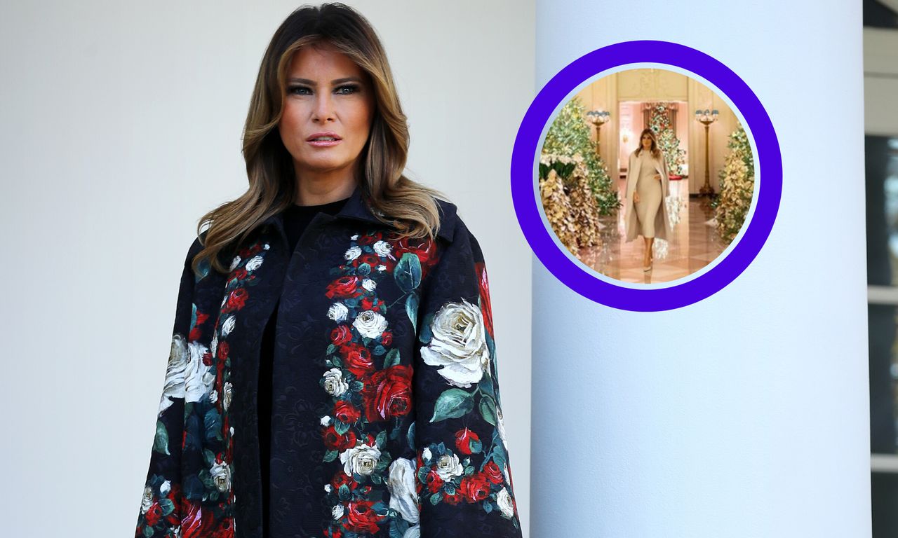 Melania Trump poczuła już magię świąt. Zgodnie ze zwyczajem przystroiła drzewka