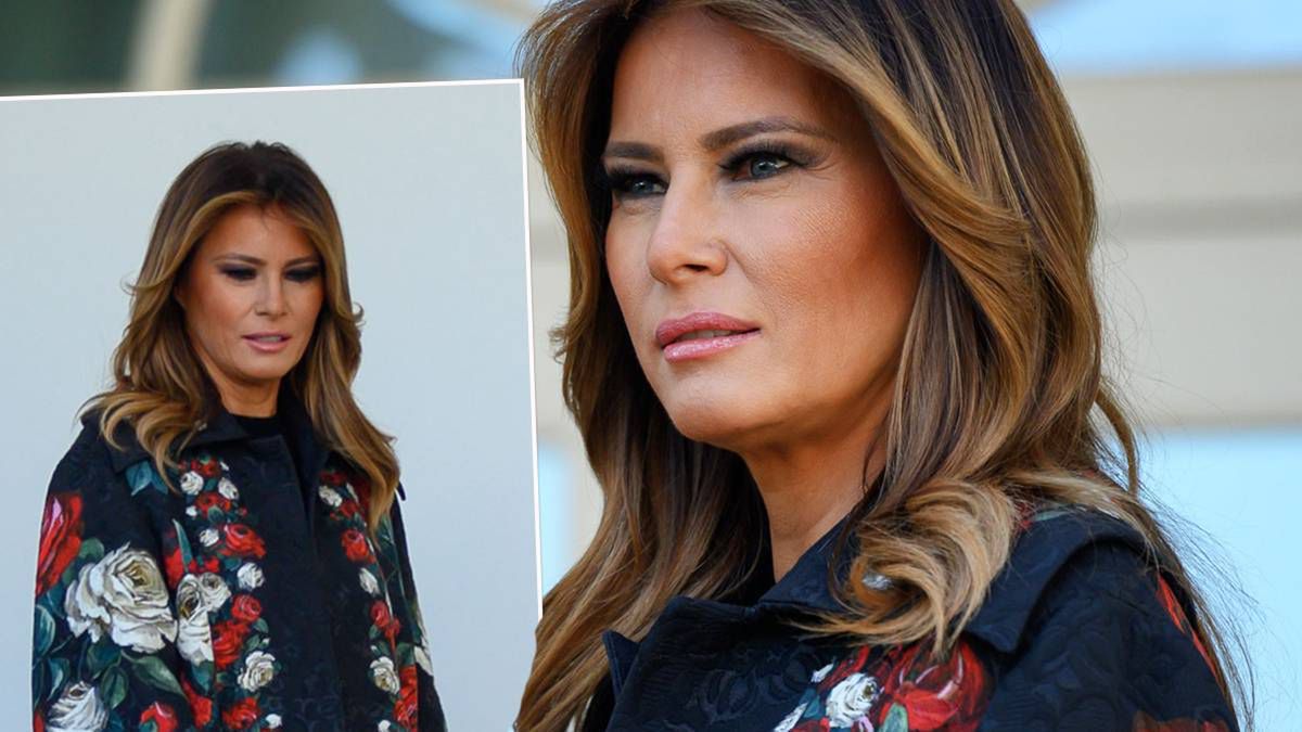 Melania Trump poczuła wiosnę! Swoją luksusową stylizacją zaklina ponurą pogodę w Waszyngtonie