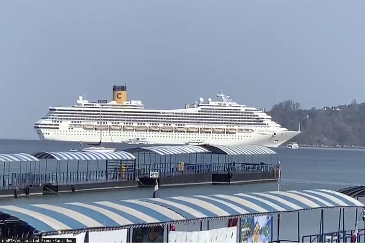 Statek Costa Fortuna z zakazem wpłynięcia. Na pokładzie ok. 100 Polaków. Nowe informacje 