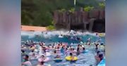 Fala tsunami w parku wodnym. Dziesiątki rannych w Longjingu