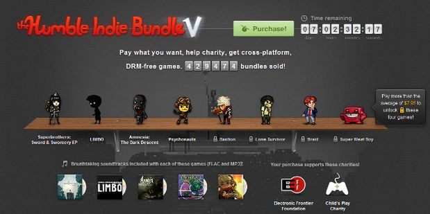 Piąte Humble Indie Bundle właśnie stało się idiotyczne. Idiotycznie dobre