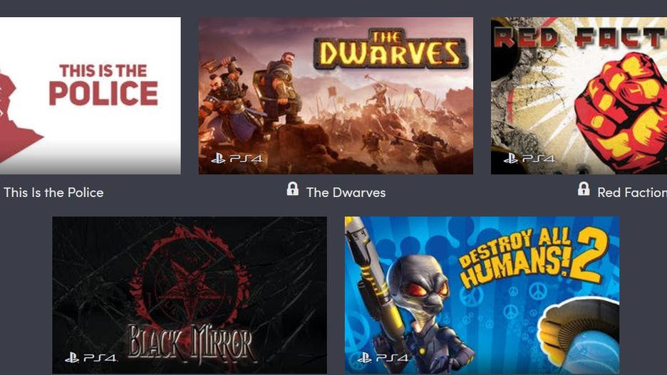 Część gier dostępna w ramach Humble Bundle