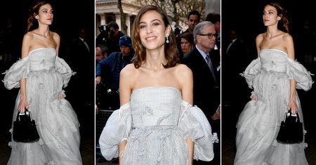LOOK OF THE DAY: Alexa Chung w baśniowej sukni Loewe