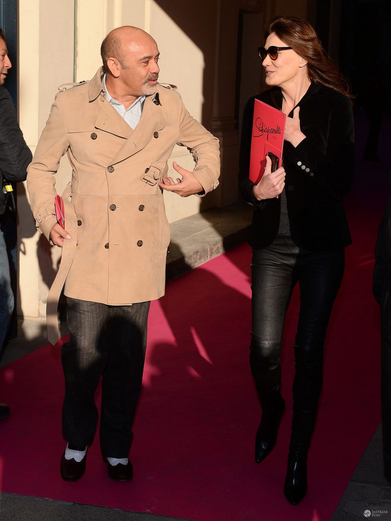 Christian Louboutin i Carla Bruni (fot. ONS)