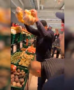 AgroUnia znów w akcji. Rolnicy weszli do Kauflanda