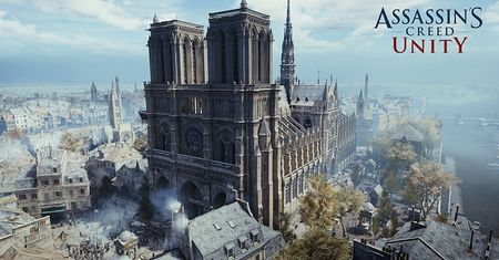 Prawdziwa uległa zniszczeniu, więc możesz zobaczyć wirtualną. "Assassin's Creed: Unity" za darmo